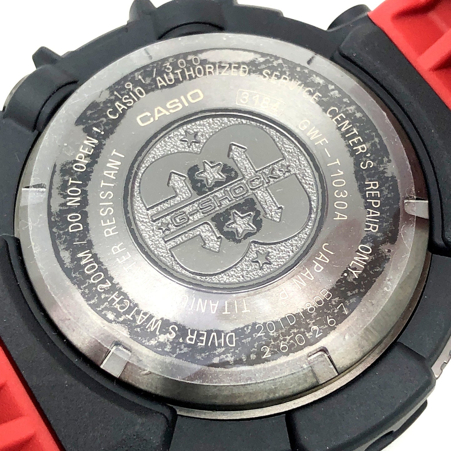 GWF-T1030A-1 Gショック30周年記念 世界300本限定 チタンフロッグマン ライジングレッド