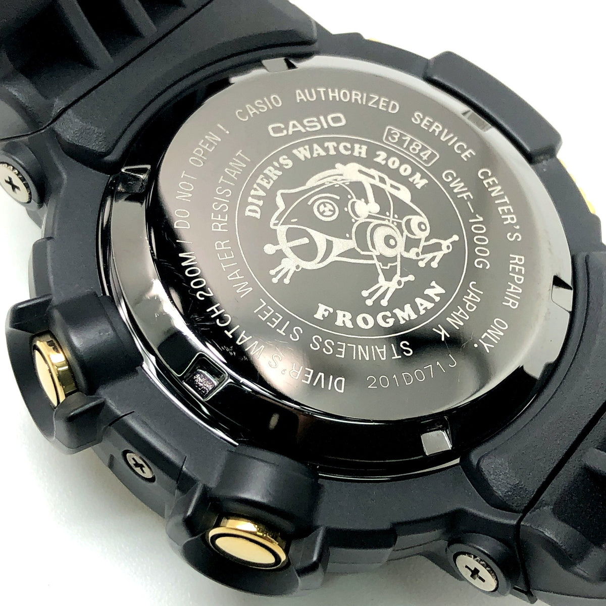 GWF-1000G-1 フロッグマン 電波ソーラー黒金蛙