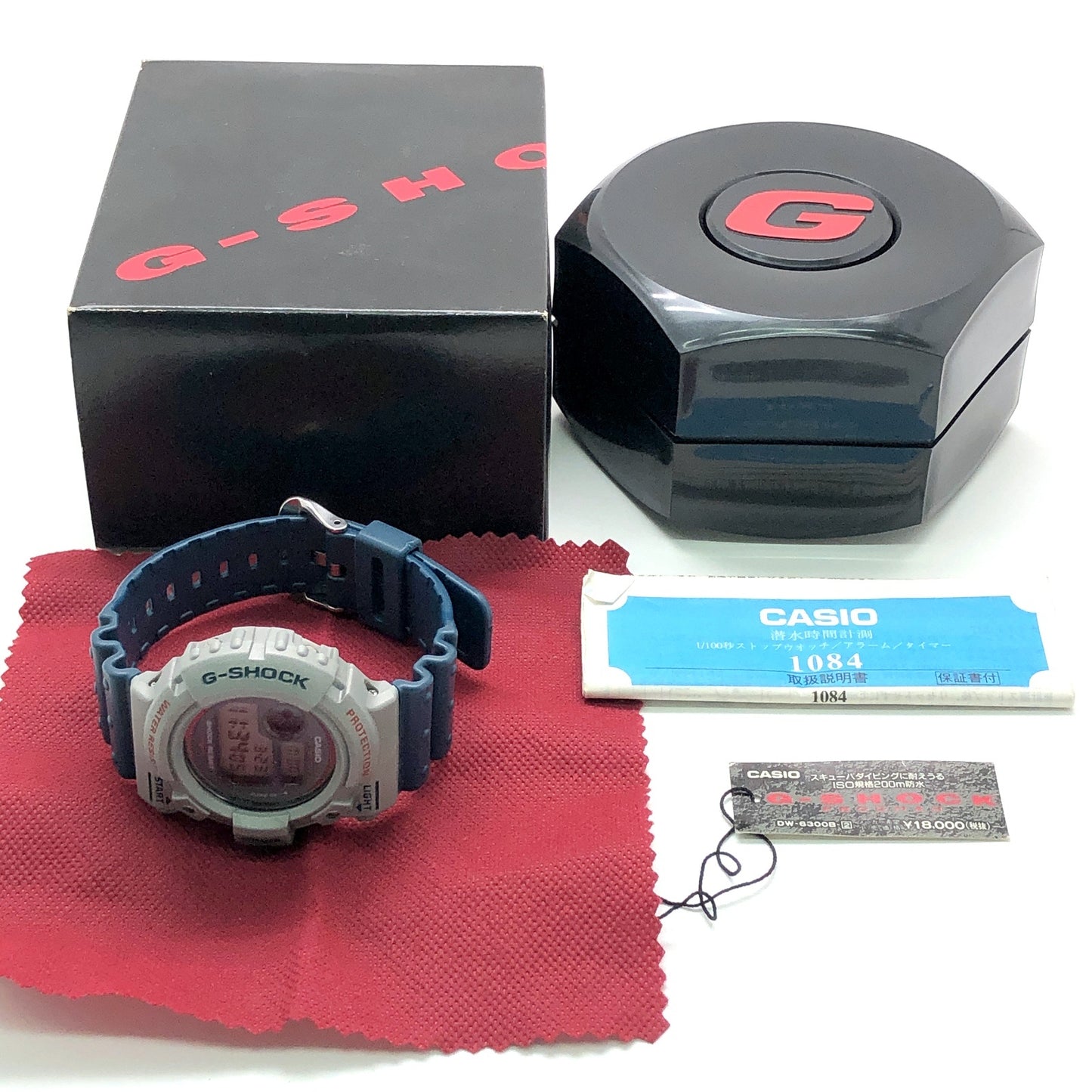 DW-6300B-2 初代フロッグマン メタリックグレー×ブルー