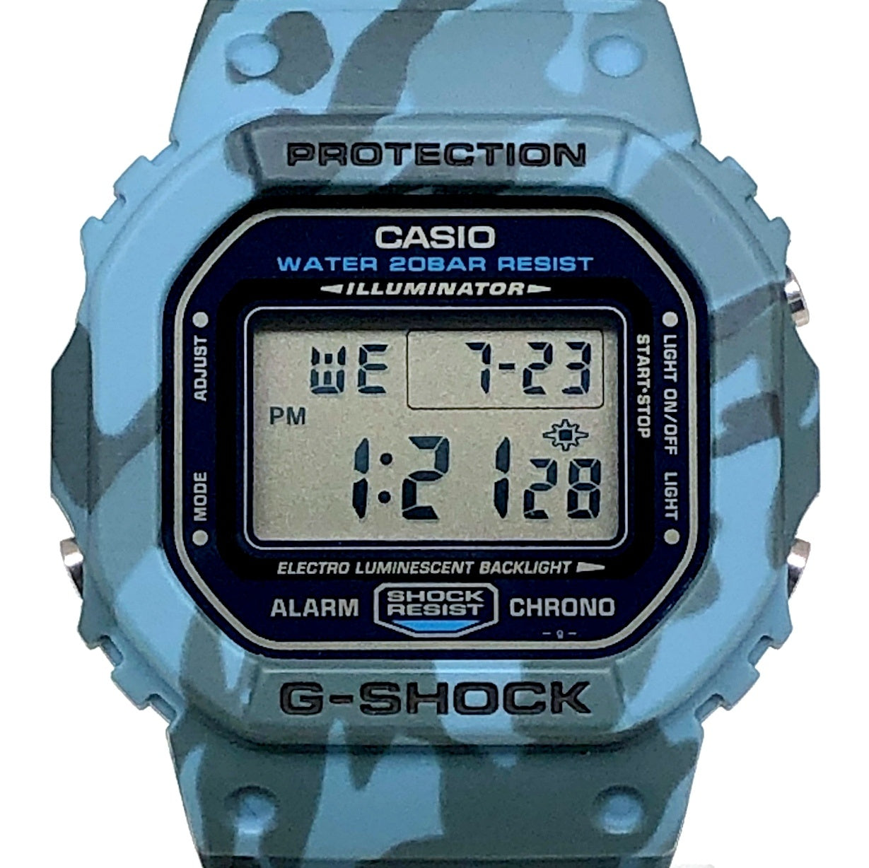 DW-5600CF-2 Gパイソン ブルーカモフラージュ