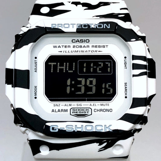 DW-D5600BW-7 ホワイト＆ブラック タイガーカモフラージュ