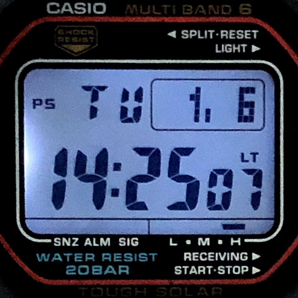 GW-M5610U-1 電波ソーラーモデル LEDバックライト搭載