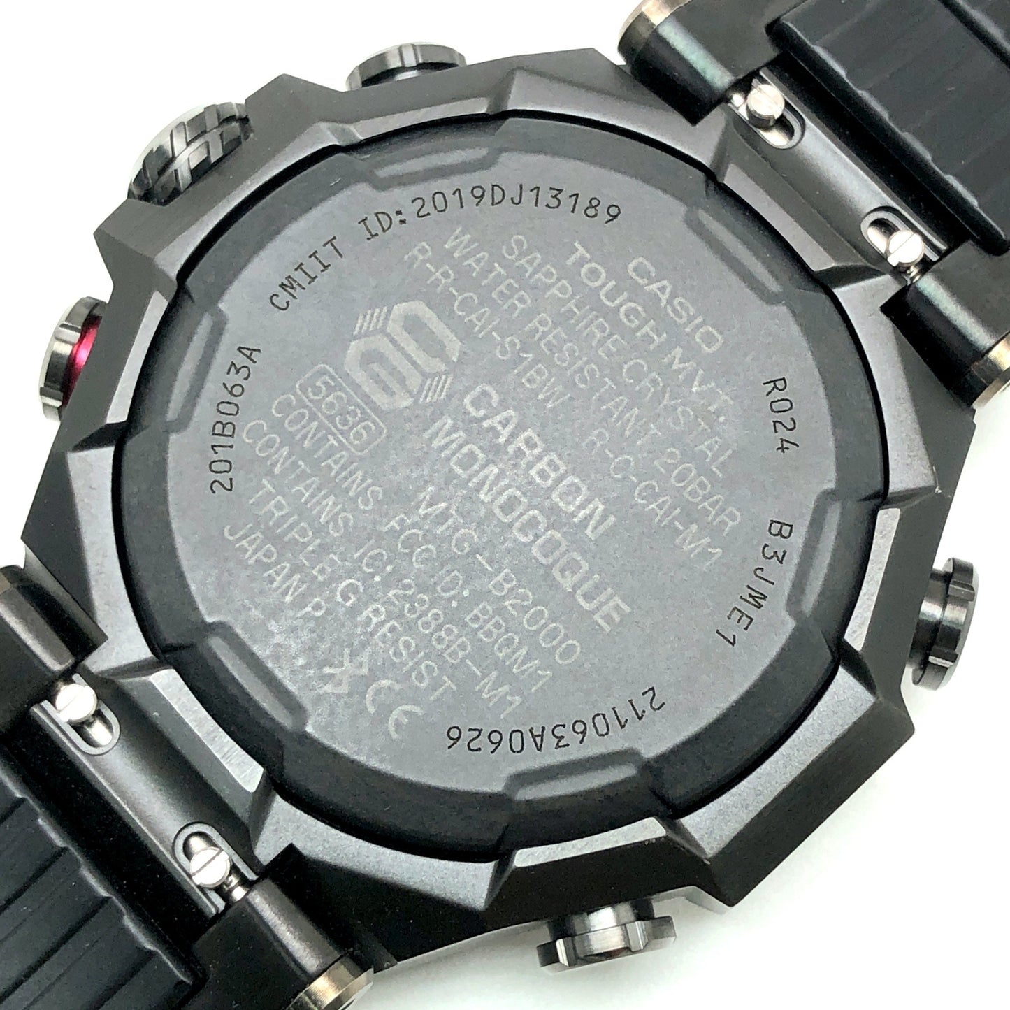 MTG-B2000BD-1A4 MT-G 電波ソーラー Bluetooth搭載モデル