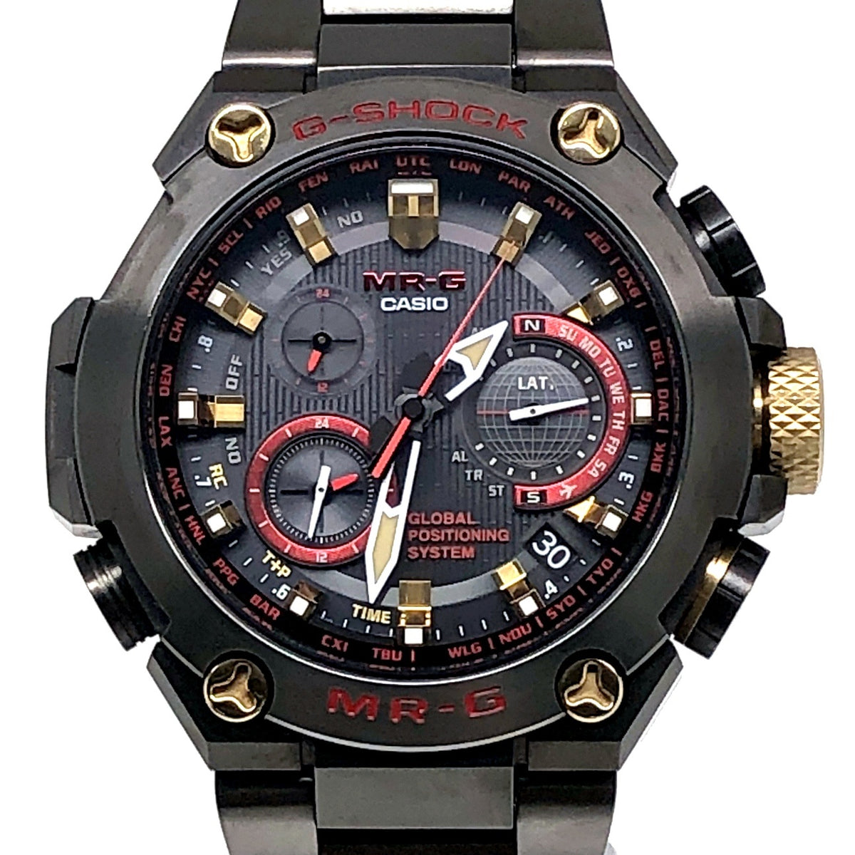 MRG-G1000B-1A4 MT-G 赤備え GPSハイブリッド電波ソーラー
