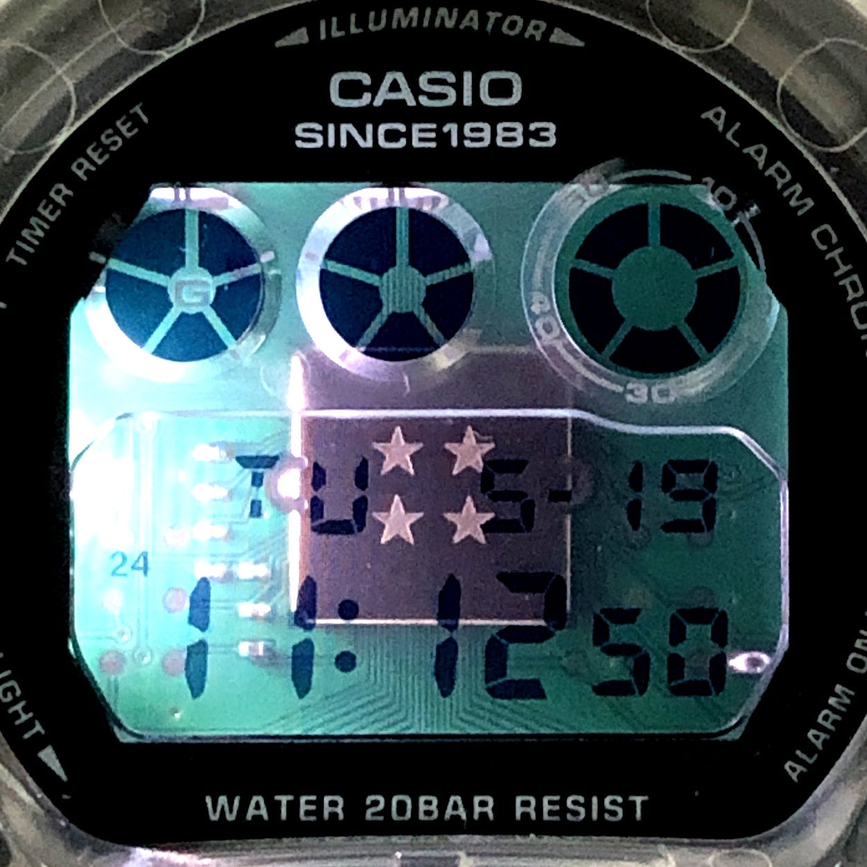 DW-6940RX-7 Gショック誕生40周年記念 クリアリミックス