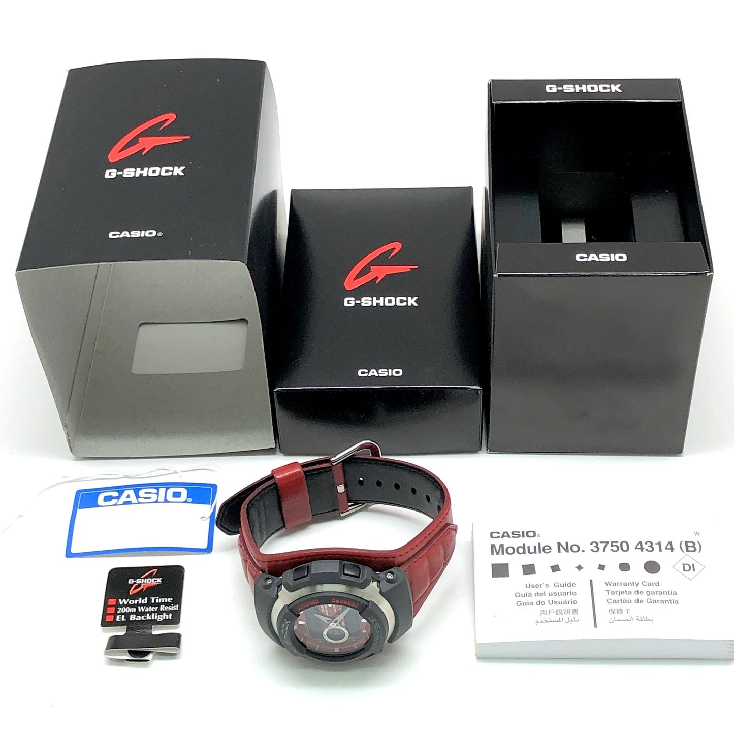 G-300L-4A G-SPIKE レザーバンド 海外モデル