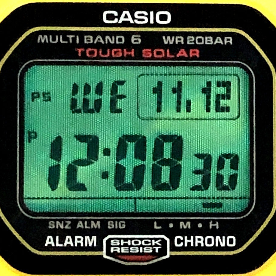 GW-M5630E-9 Gショック30周年記念 ライトニングイエロー