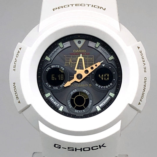 AWG-525B-7A Gショック25周年記念 ライジングホワイト