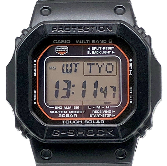 GW-M5610R-1 電波ソーラー オレンジ液晶モデル