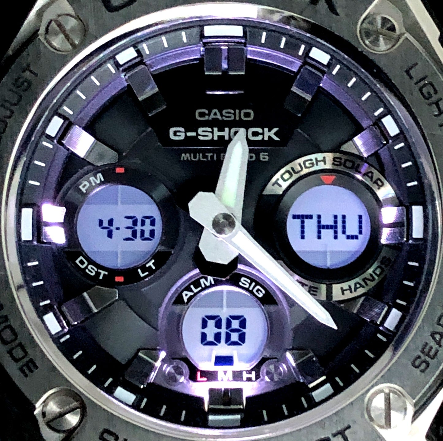 GST-W110-1A G-STEEL 電波ソーラー搭載 樹脂バンド
