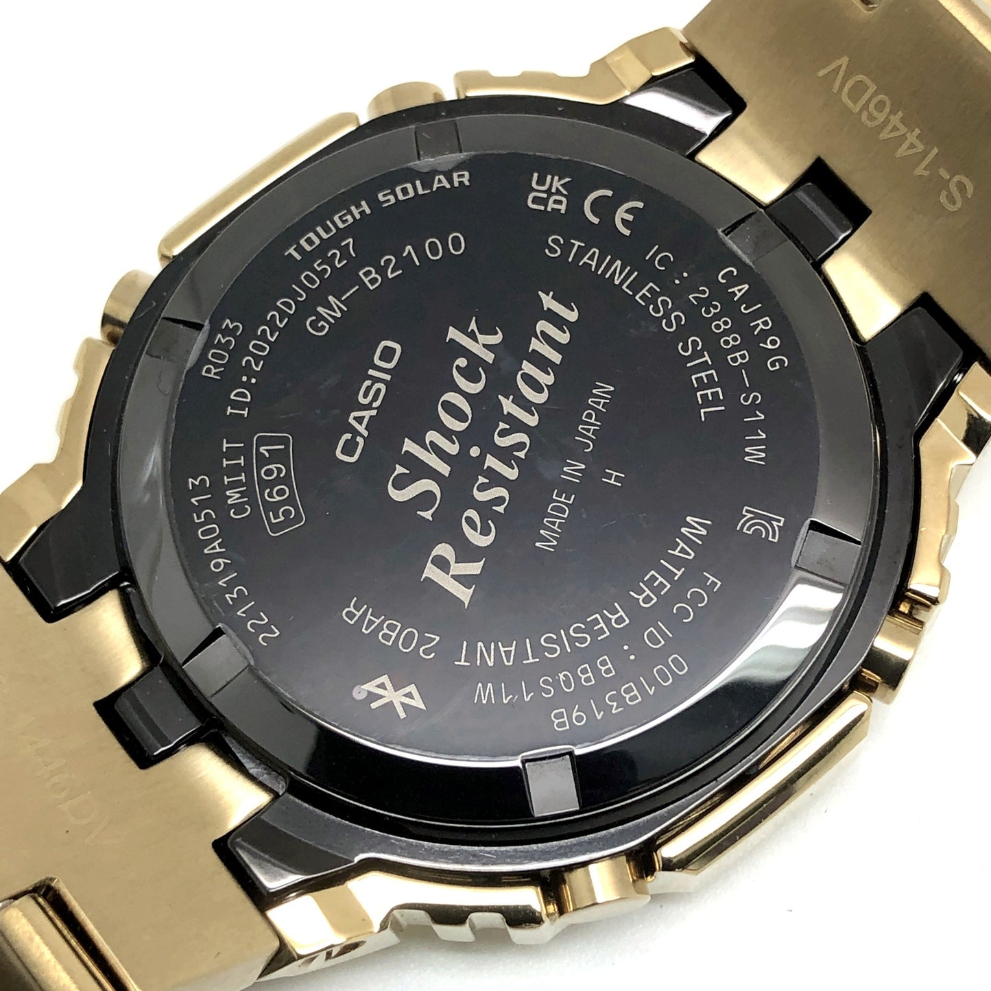 GM-B2100GD-9A フルメタル カシオーク ゴールドIP