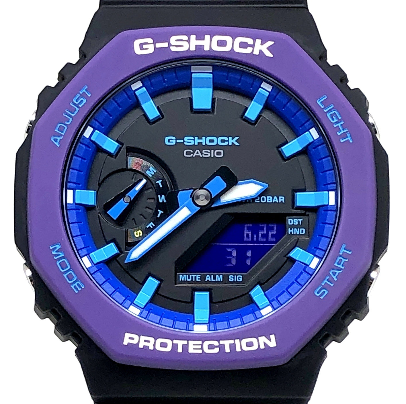 GA-2100THS-1A Throwback 1990s パープル ブラック