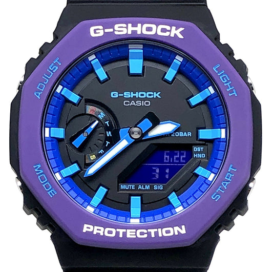 GA-2100THS-1A Throwback 1990s パープル ブラック