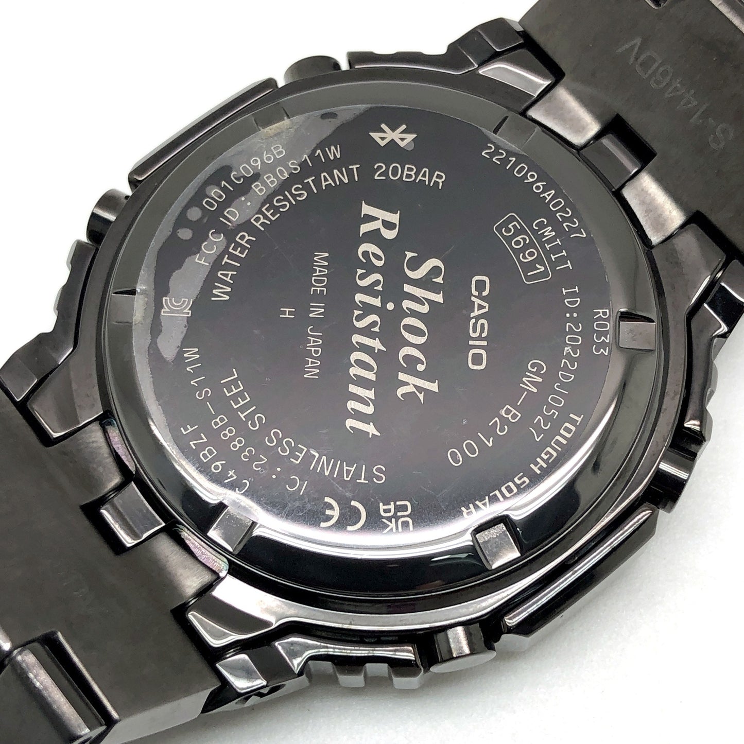 GM-B2100BD-1A フルメタル カシオーク ブラックIP