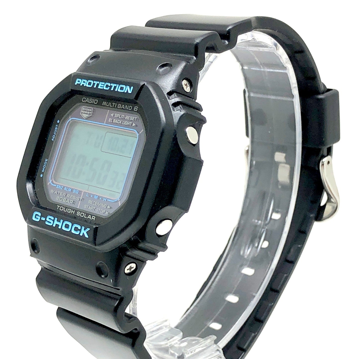 GW-M5610BA-1 電波ソーラー搭載 ブラック×ブルーシリーズ