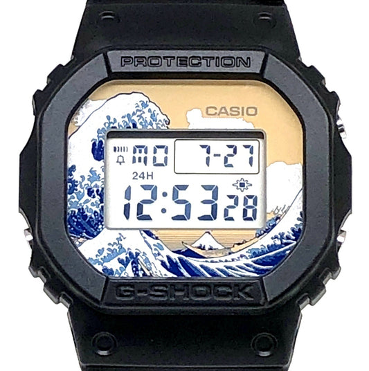 DW-5600KHK24-1 葛飾北斎 富嶽三十六景 神奈川沖浪裏