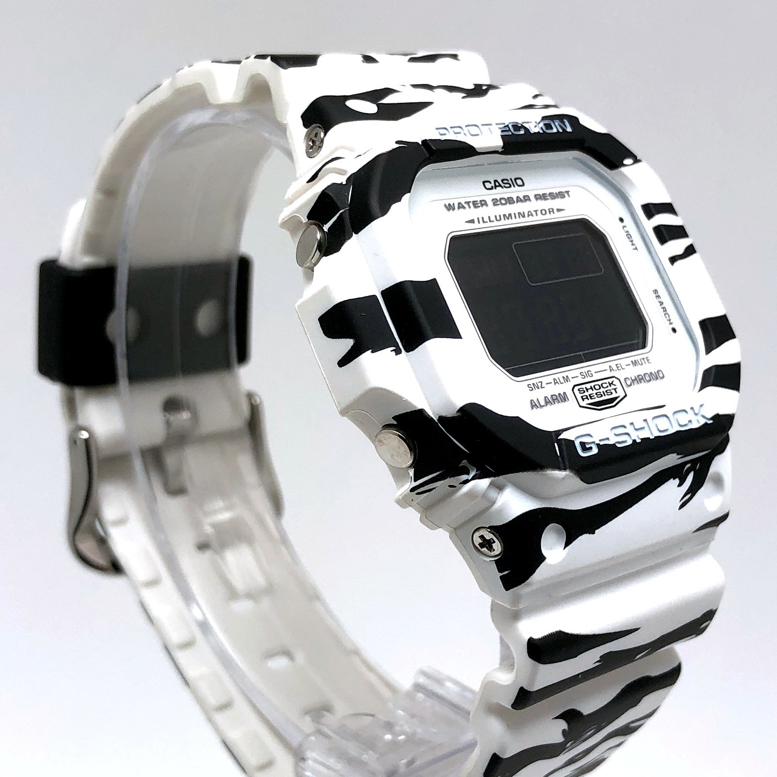 DW-D5600BW-7 ホワイト＆ブラック タイガーカモフラージュ – G