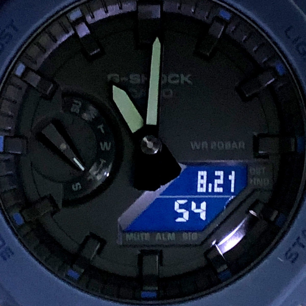 GA-2100-2A オクタゴン カシオーク ネイビー×ブラック