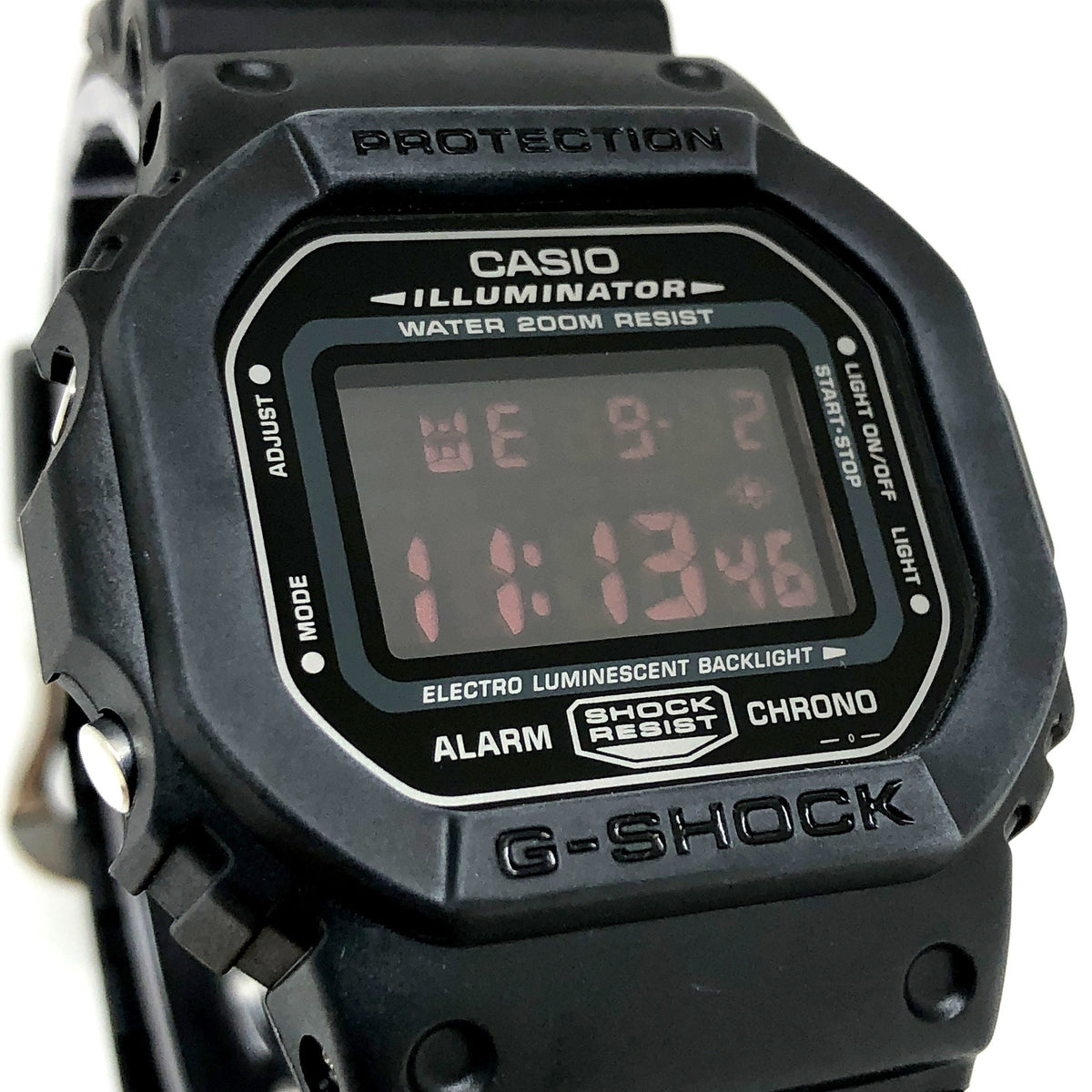 DW-056BK-1V リアルブラック 赤文字反転液晶