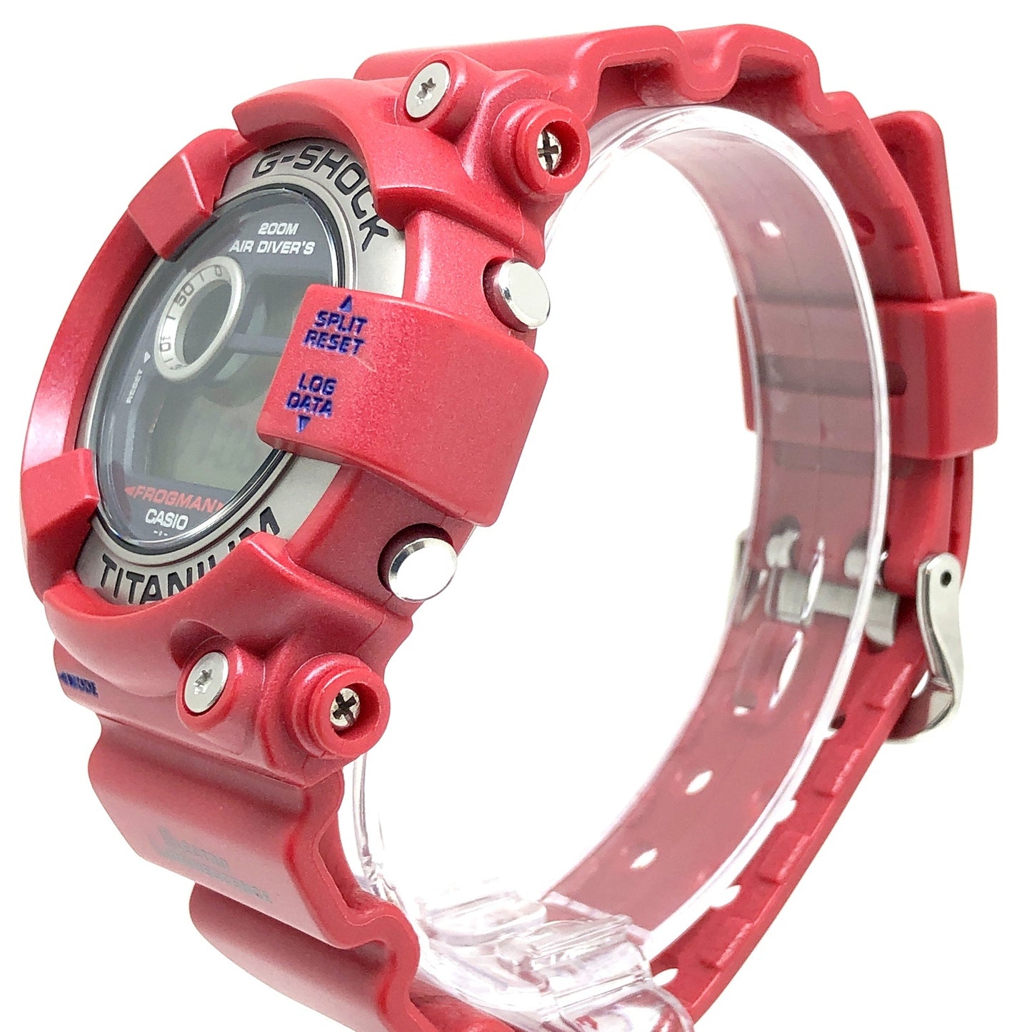 DW-8201GF-4 フロッグマン 赤蛙 パール調メタリックレッド
