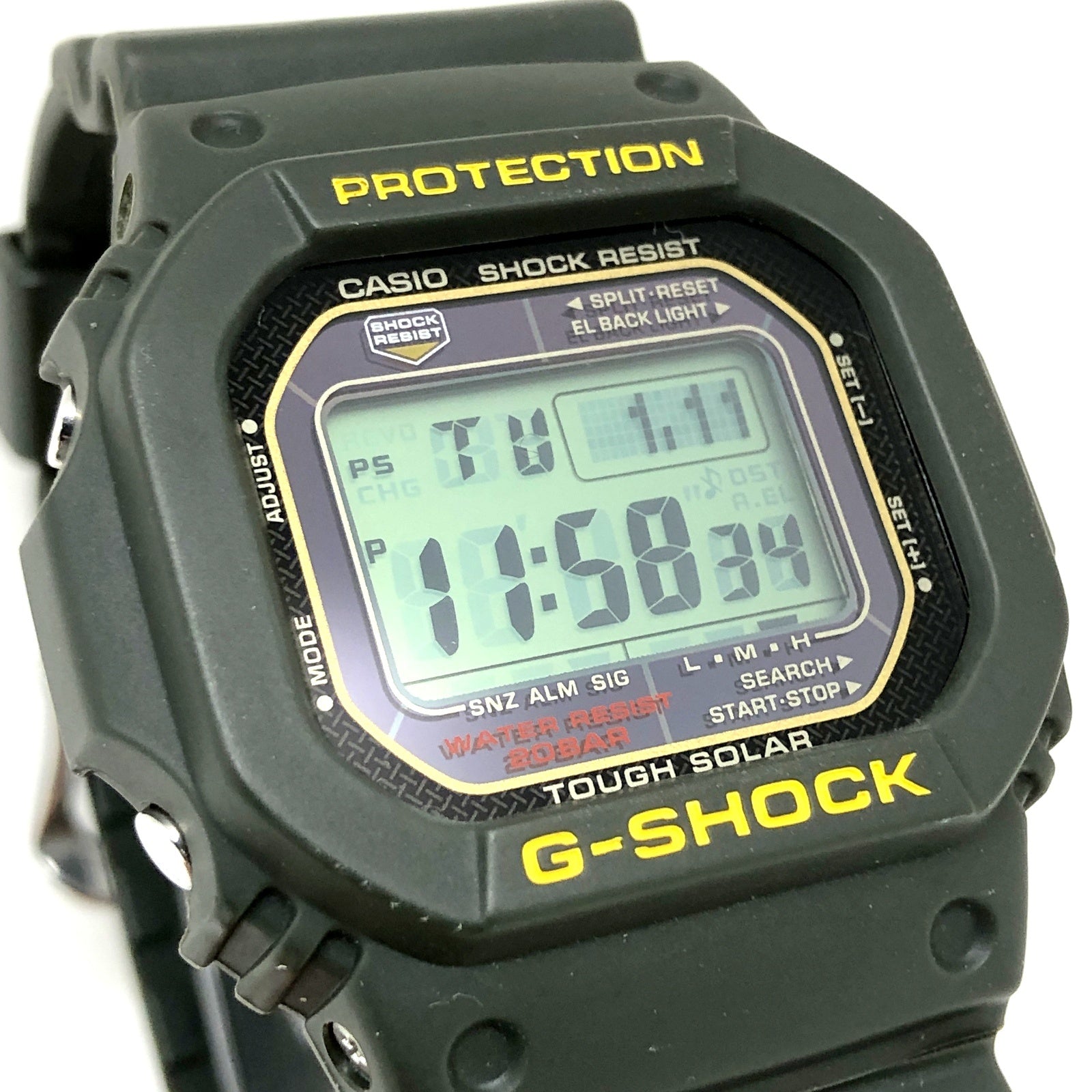 G-SHOCK GW-M5600A 電波ソーラー　カーキ色 オリーブカーキ色が特徴的なスピードモデル、GW-M5600A買取しました