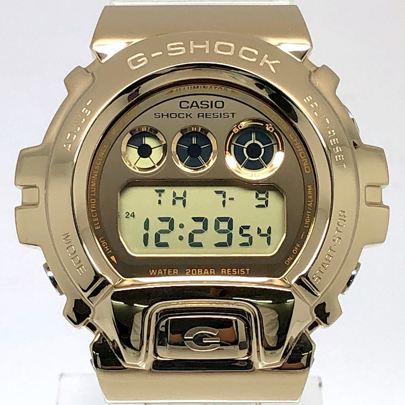 GM-6900SG-9 メタルカバードシリーズ ゴールド スケルトン