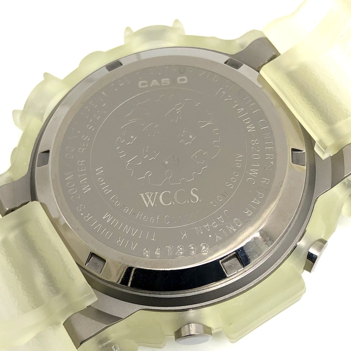DW-8201WC-7T W.C.C.S. フロッグマン 白ロゴ トリプルマンタEL