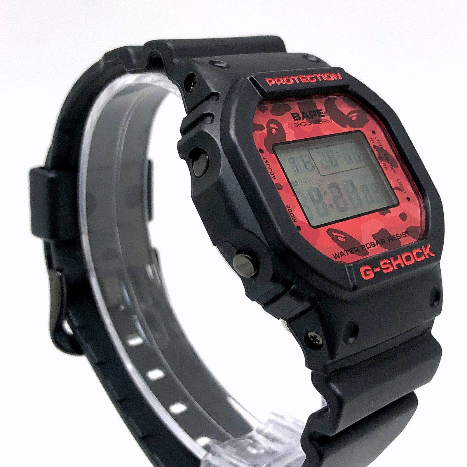 DW-5600VT アベイシングエイプ 2011 レッドカモ 迷彩 – G-BRIDGES