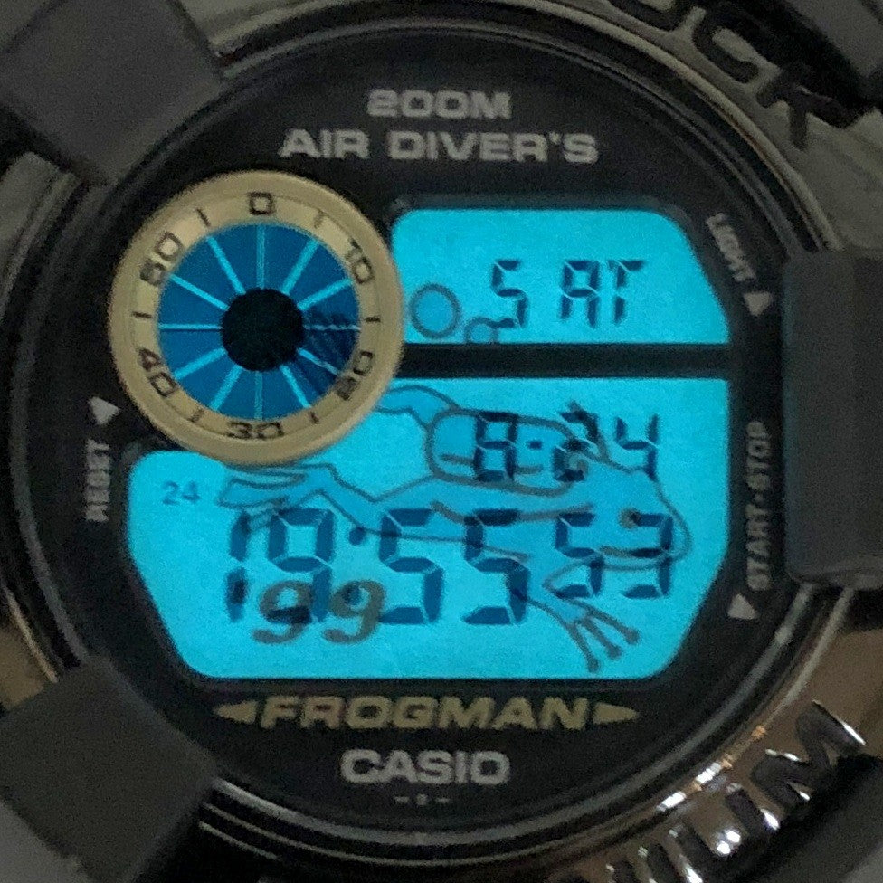 DW-8200BMU-1T フロッグマン99 金ロゴ 潜水蛙EL