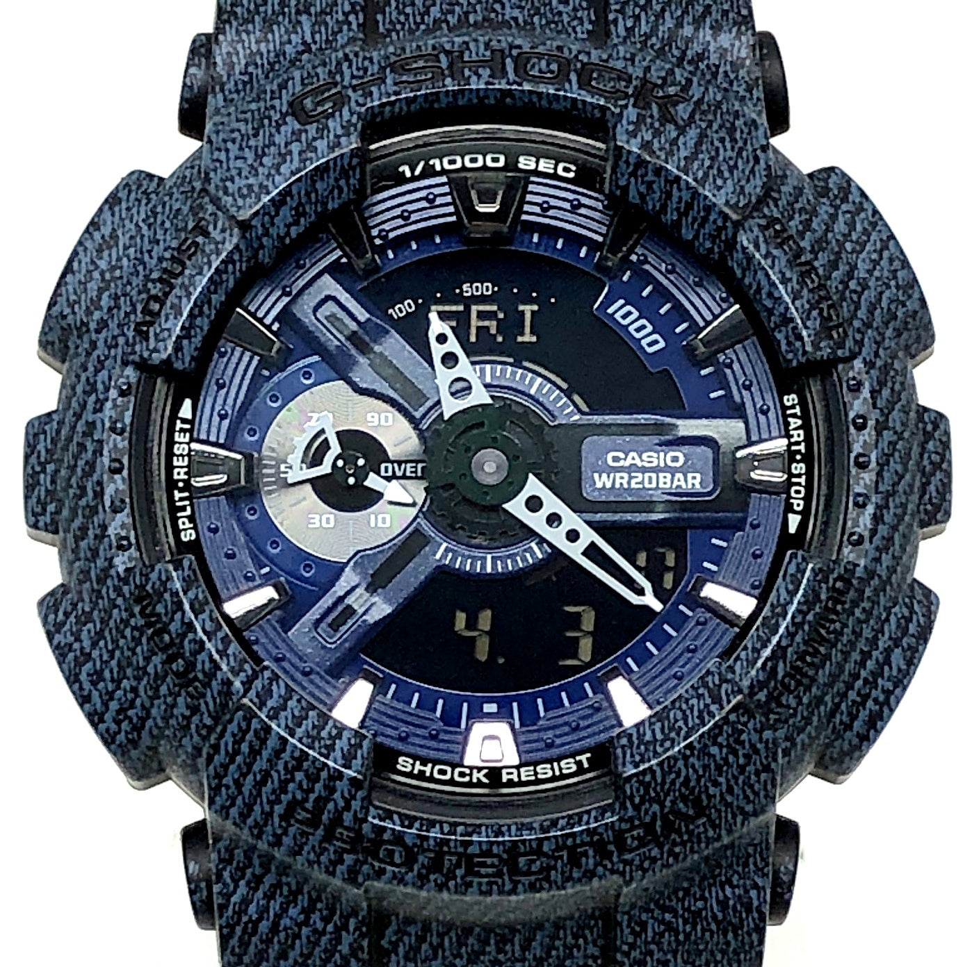 GA-110DC-1A ビッグケース デニムカラー