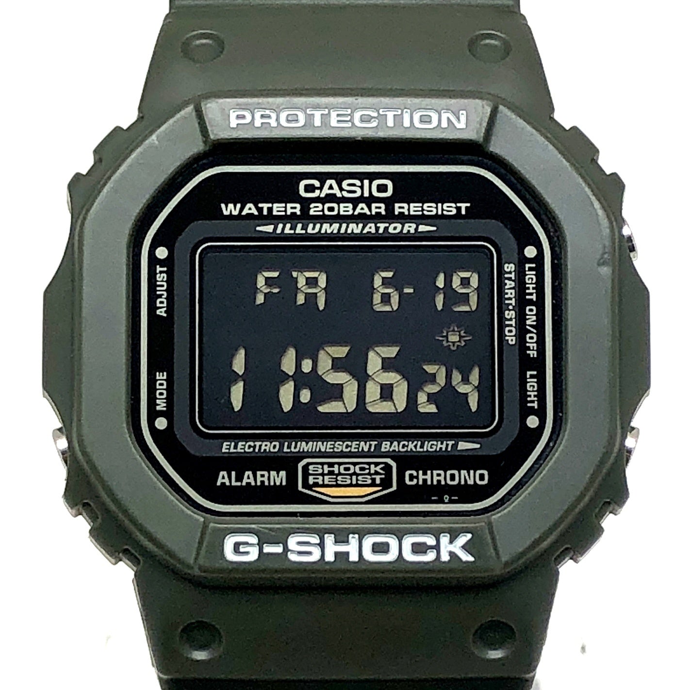 コラボ/G-SHOCK/モスグリーン/時計/HERO/キムタク/DW-5600 DW-5600FS-3 ドラマ特別編・映画「HERO」 キムタク着用モデル – G-BRIDGES