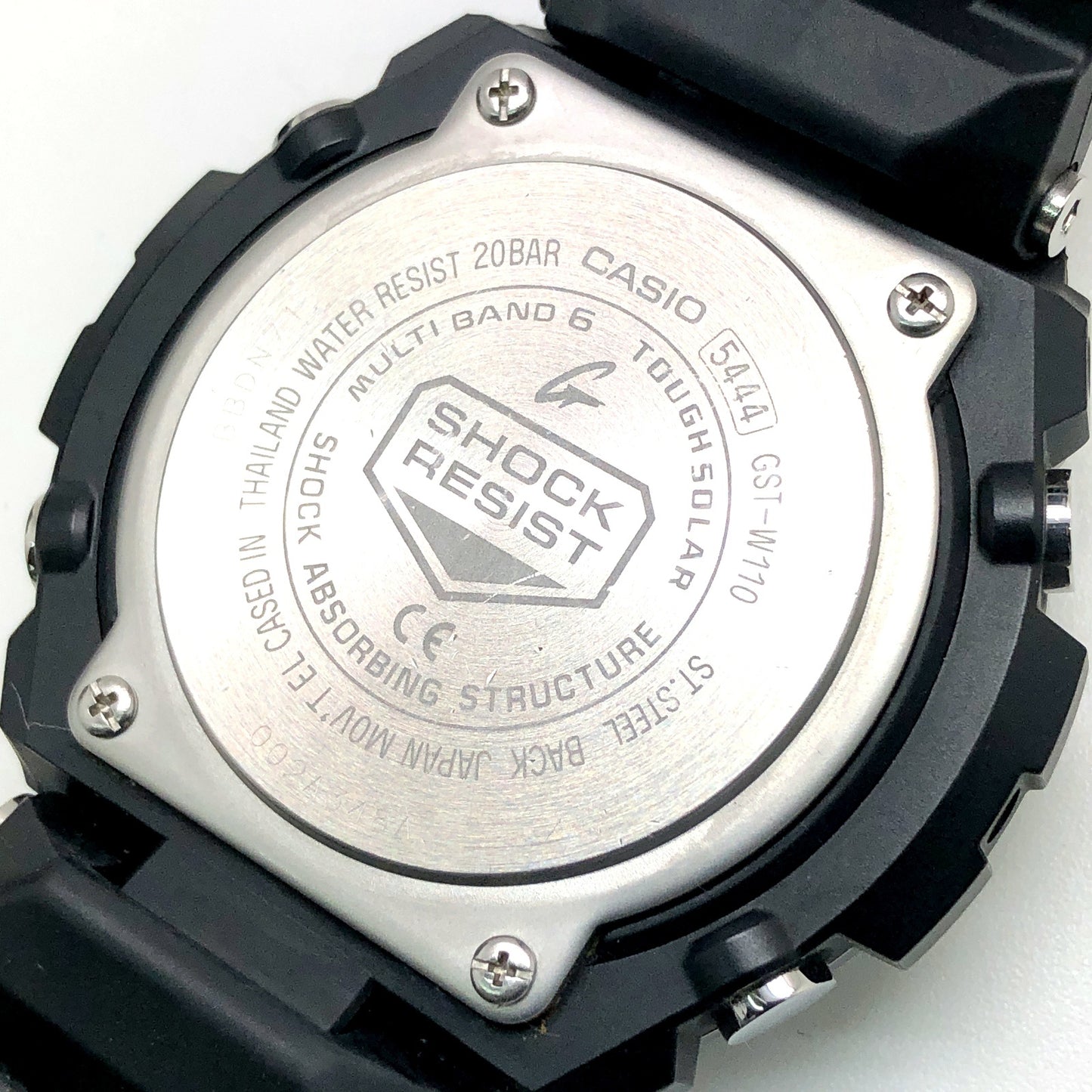 GST-W110-1AJF Gスチール 電波ソーラーモデル メタル×樹脂バンド