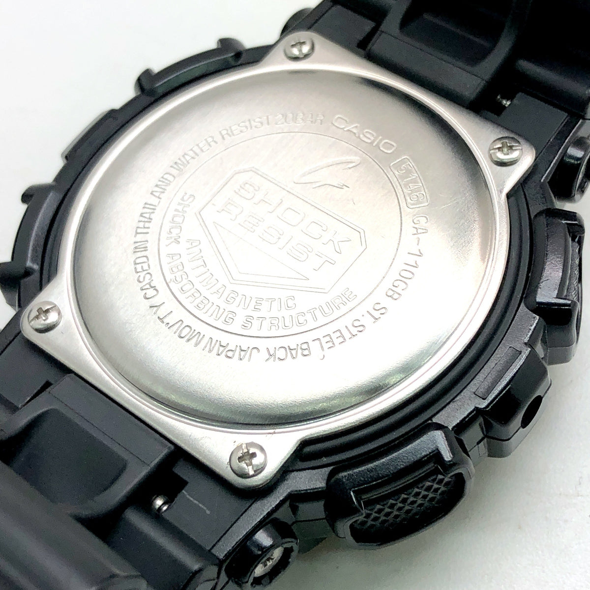 GA-110GB-1A ブラック×ゴールドシリーズ