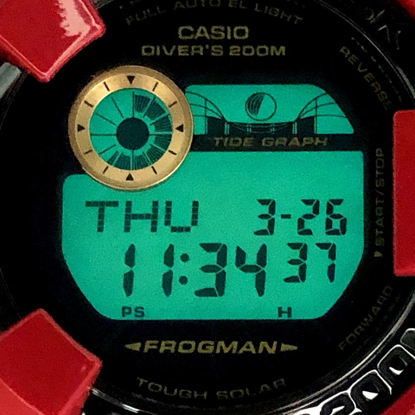 GF-8230A-4 Gショック30周年記念 ライジングレッド