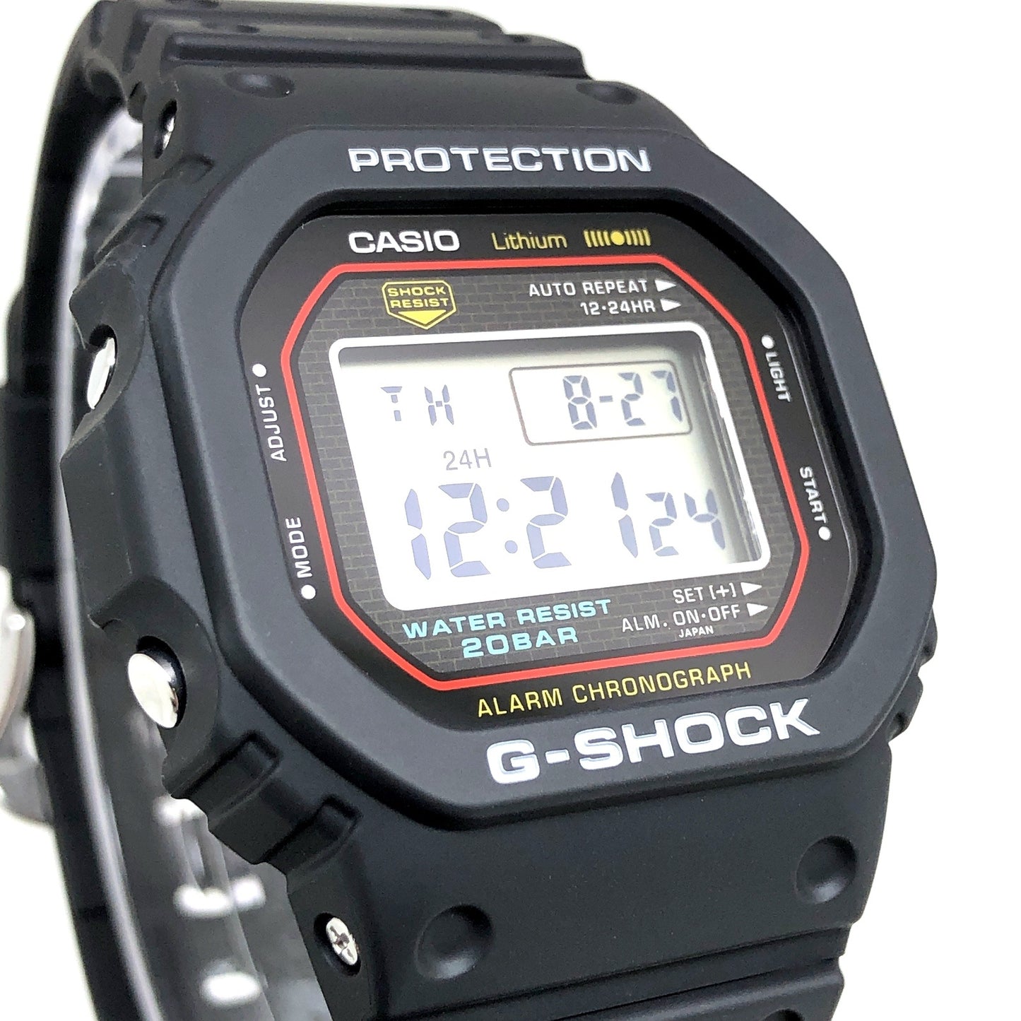 DW-5000R-1A 初代復刻 フラットベゼル採用モデル