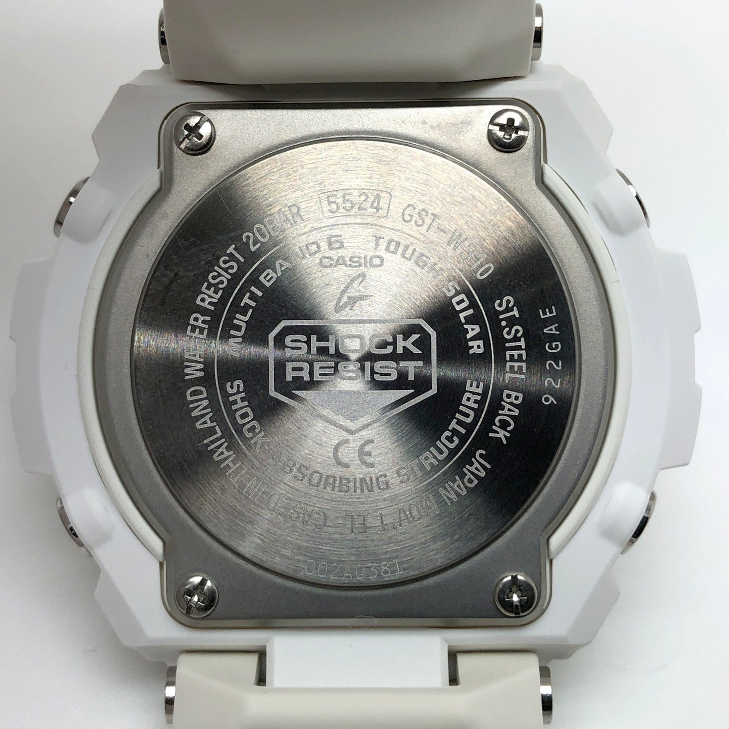 GST-W310-7A G-STEEL SILVER×WHITE