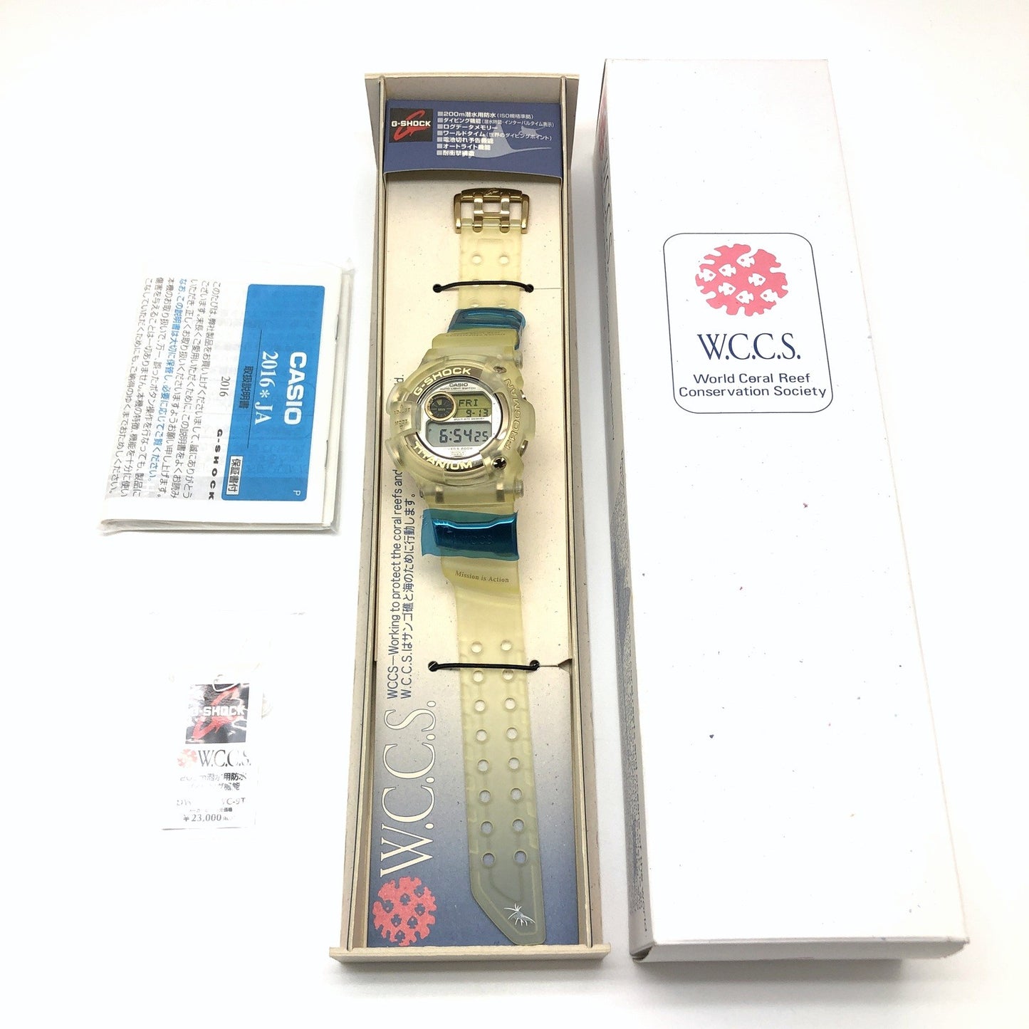 DW-9901WC-9T W.C.C.S. フロッグマン 金ロゴ ダブルマンタEL