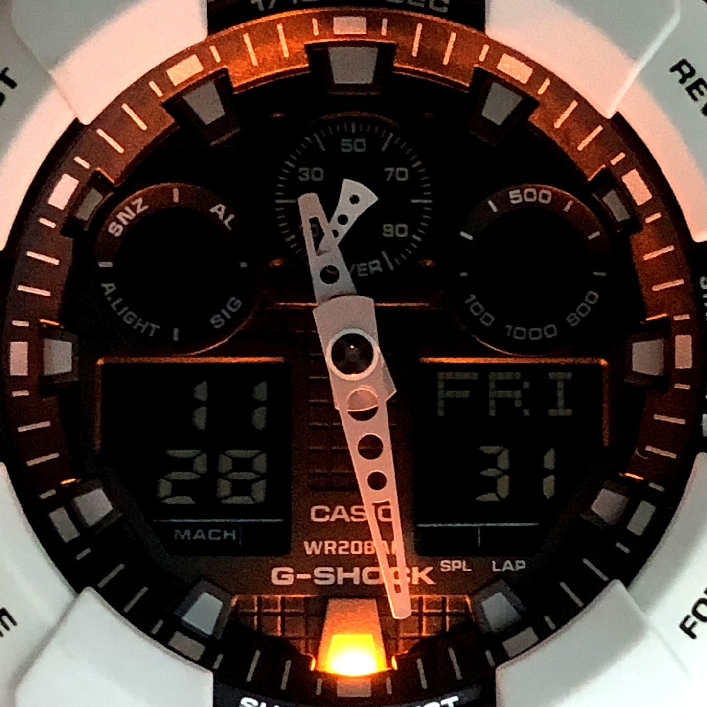 GA-100L-7A ビッグケース ミリタリーカラー