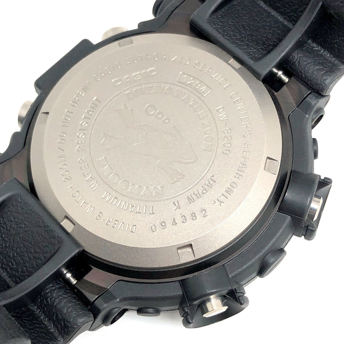 DW-8200BK-1 フロッグマン リアルブラック レッド液晶