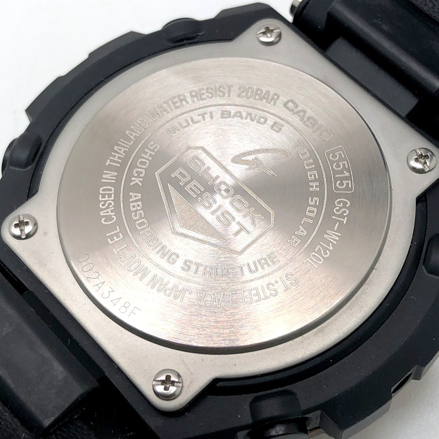 GST-W120L-1A G-STEEL 電波ソーラー タフレザーバンド