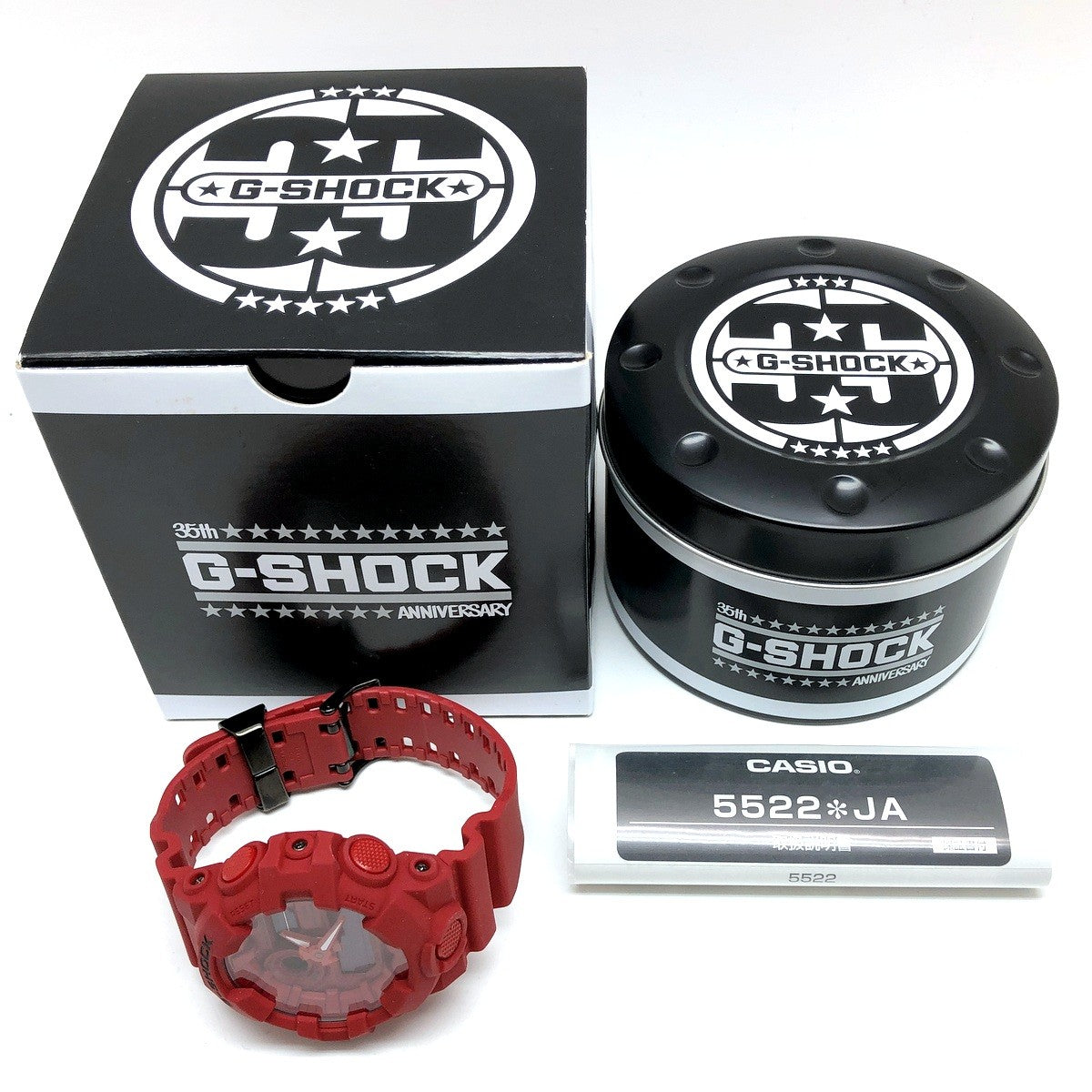 GA-735C-4A Gショック35周年記念モデル レッドアウト – G-BRIDGES