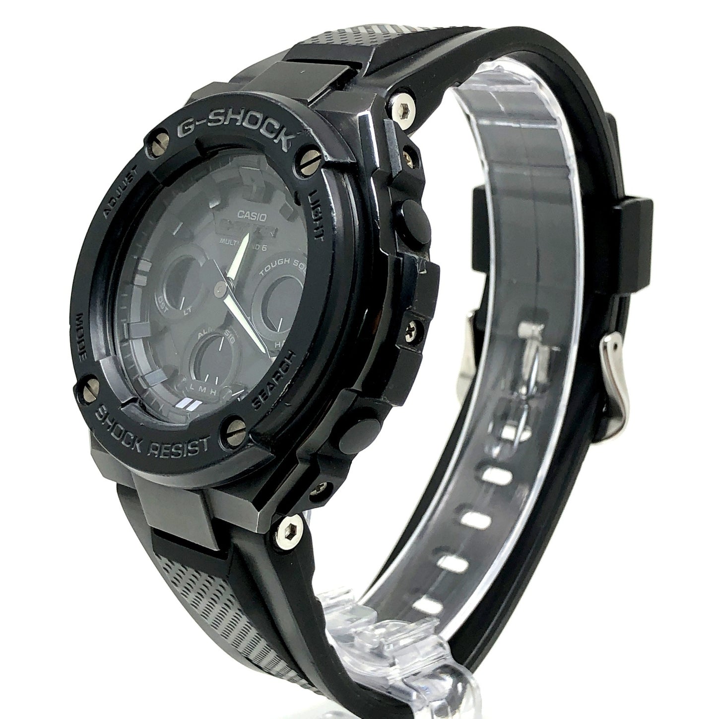 GST-W300G-1A1 G-STEEL 電波ソーラー ミッドサイズモデル