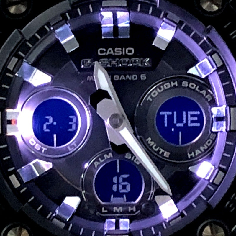 GST-W300G-2A1 G-STEEL ミッドサイズモデル ブラック×ブルー