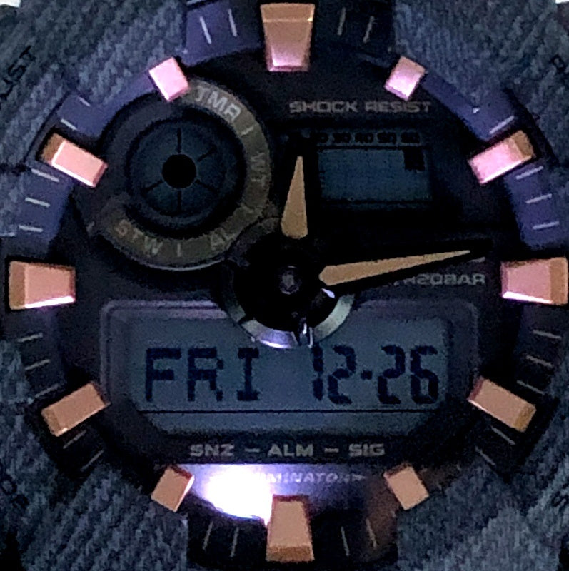 GA-700DE-2 GAシリーズ デニムドカラーモデル