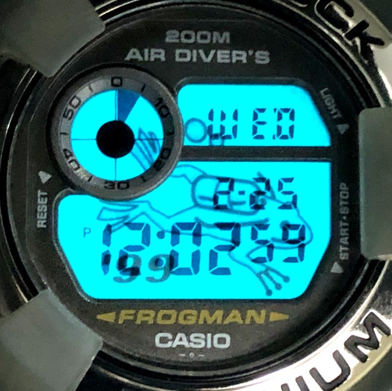 DW-8200MSU-8T フロッグマン99 グレースケルトン 潜水蛙EL