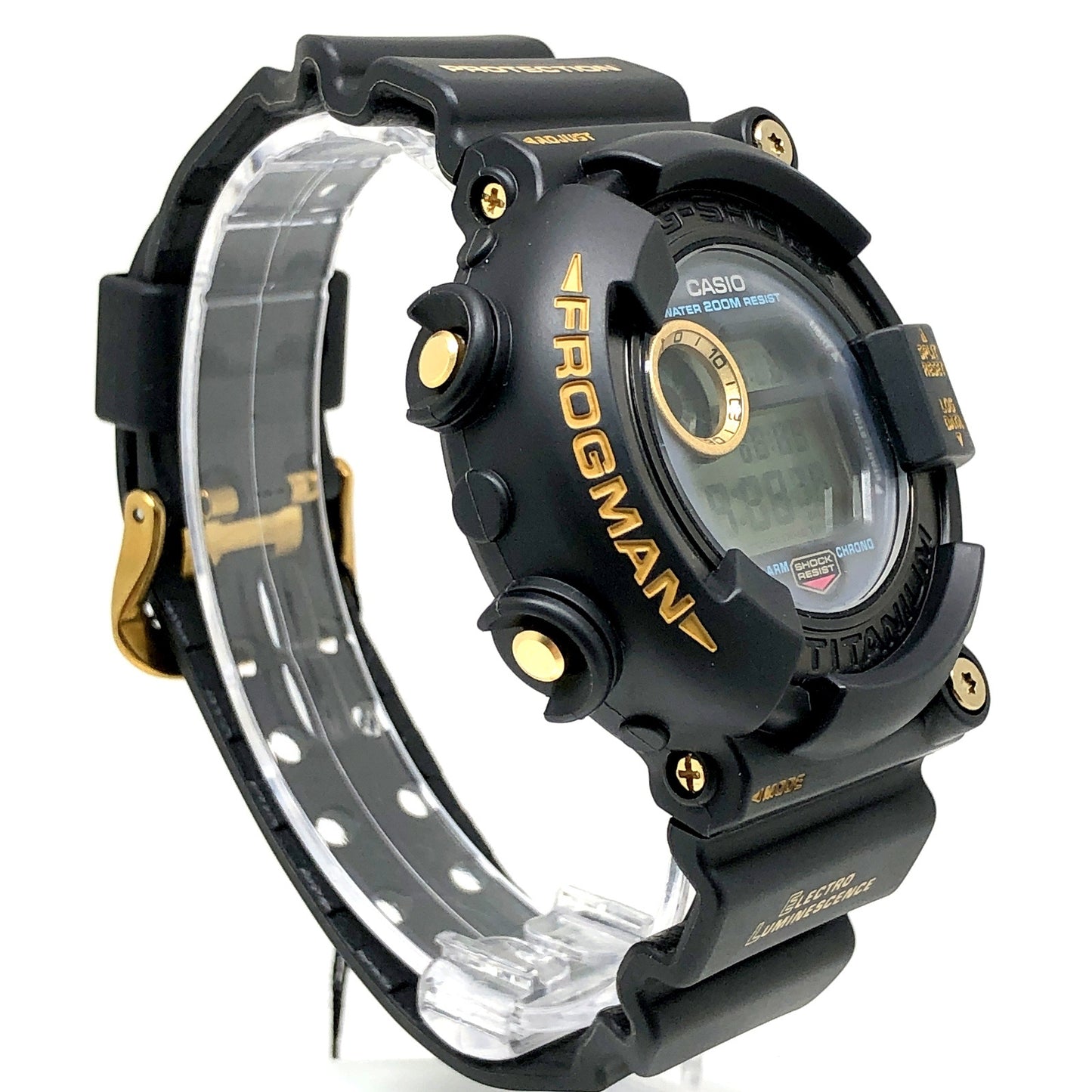 DW-8200B-9A ゴールドチタンフロッグマン 黒金蛙