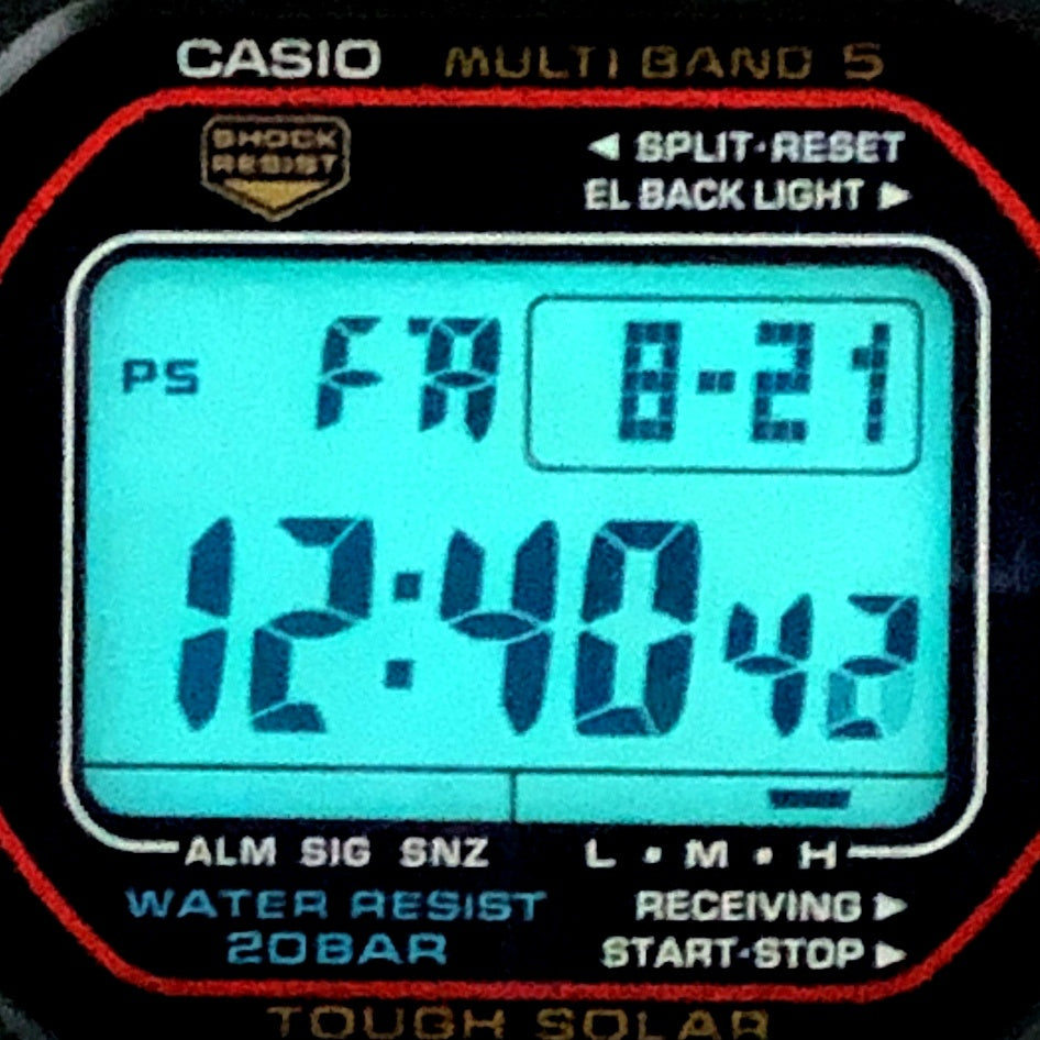 GW-M5600-1 電波ソーラー マルチバンド5モデル