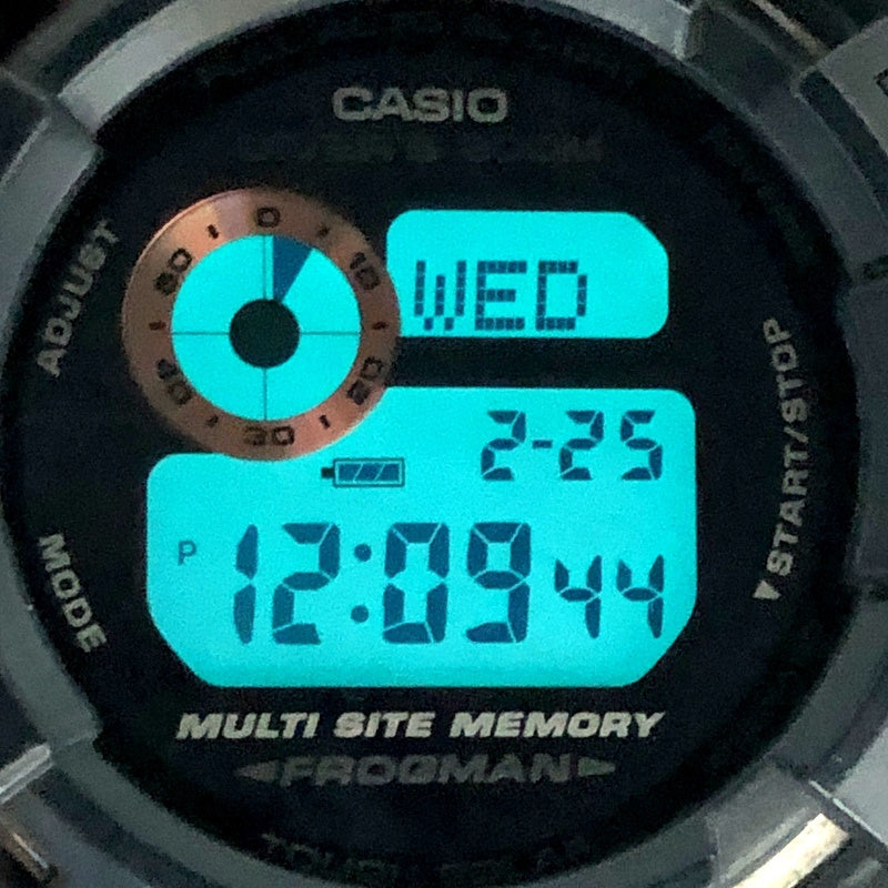 GW-200MS-1 フロッグマン メンインラスティブラック