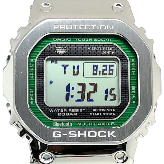 GMW-B5000D-3 フルメタル シルバー グリーンダイヤル