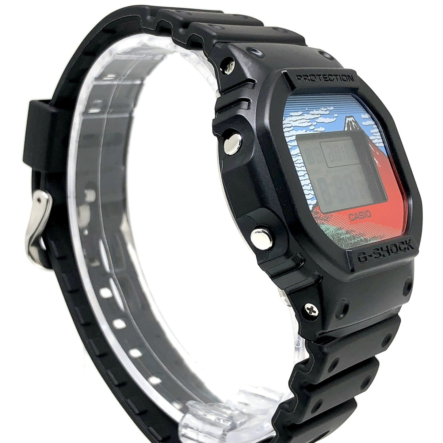 DW-5600KHG24-1 葛飾北斎 富嶽三十六景 凱風快晴(赤富士)